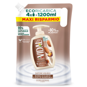 Vidal tekoče milo Karite' polnilo 1200 ml